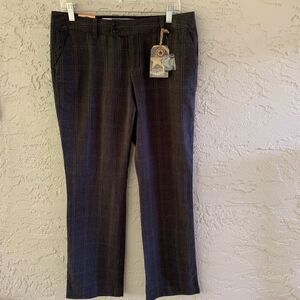 Converse NWT Gray Plaid Pants Size 10